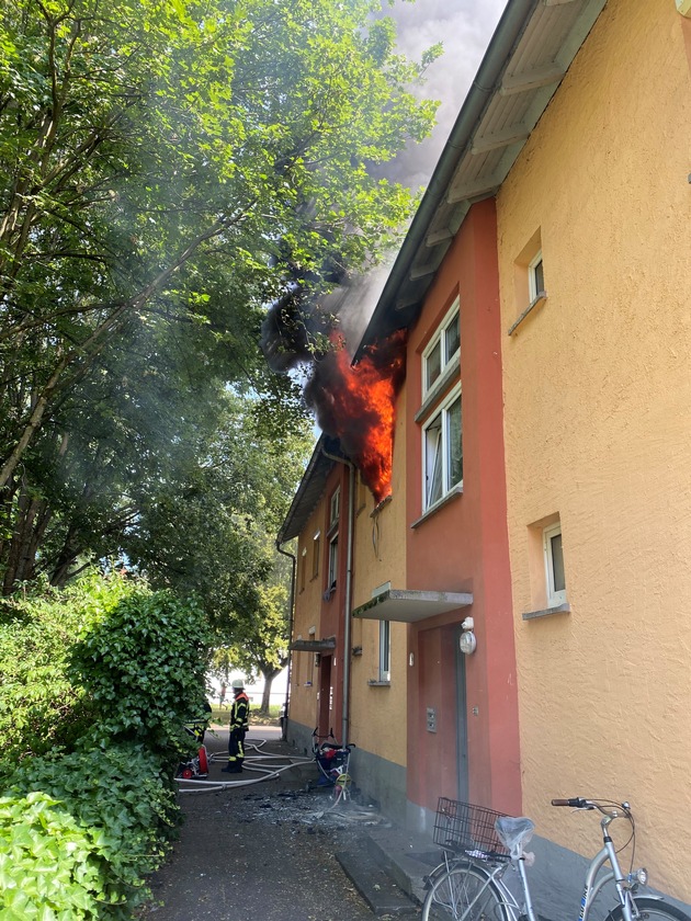 FW-OG: Heißer Samstag für die Feuerwehr Offenburg