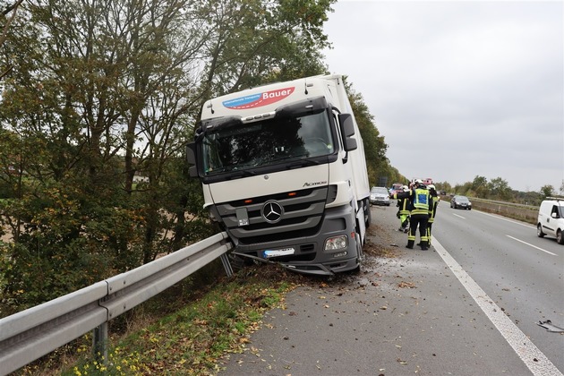 POL-MS: Lkw kollidiert mit Pkw - Autobahn 43 bei Senden ab 18 Uhr gesperrt