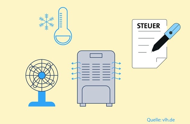 Vereinigte Lohnsteuerhilfe e.V. - VLH: Klimaanlage oder Ventilator von der Steuer absetzen - geht das?