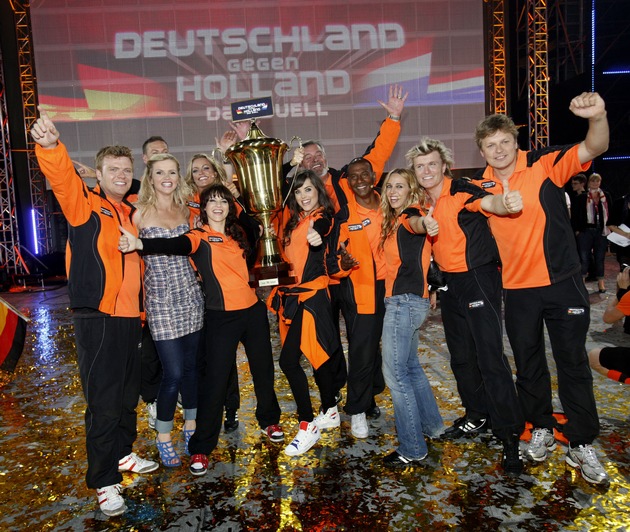 Holland gewinnt gegen Deutschland beim großen Länder-Duell live in SAT.1./14,7% Marktanteil