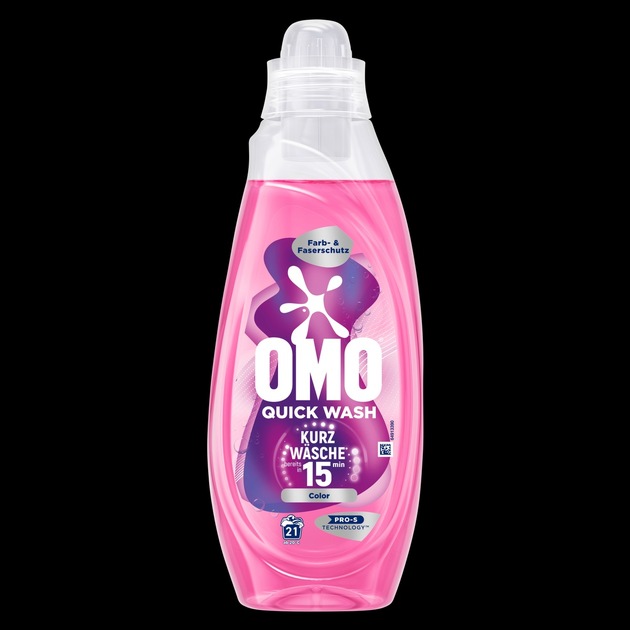 Neu: OMO Quick Wash - Ein Waschmittel, das speziell für die Kurzwäsche entwickelt wurde
