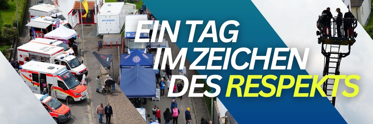POL-RTK: &quot;Einsatz verdient Respekt - Begegnungen mit der Blaulichtfamilie&quot;