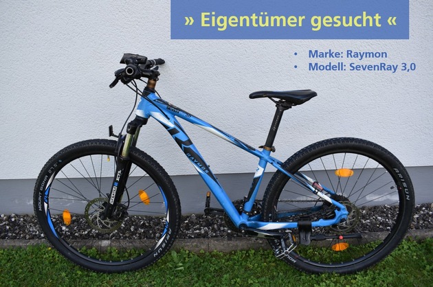 POL-GÖ: (286/2024) Sichergestellte Fahrräder in Bad Lauterberg, Eigentümer gesucht