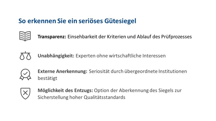 Orientierung im Gütesiegel-Dschungel: So erkennen Sie ein seriöses Zertifikat