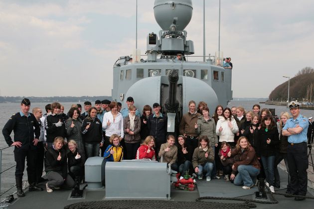 Deutsche Marine: Mädels an Bord - &quot;Girls&#039; Day&quot; bei der Marine
