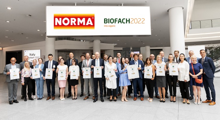 NORMA: NORMA erhält 241-DLG-Medaillen auf der BIOFACH 2022 und ist erneut der beste Bio-Händler Deutschlands / So geht Bio - Auszeichnungen für die Eigenmarke BIO SONNE im Juli 2022