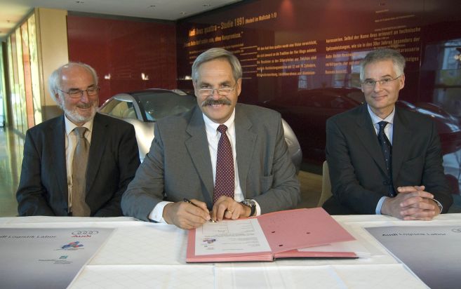 Neue Hochschulkooperation mit der Universität Dortmund: &quot;Audi Logistik Labor&quot; gegründet