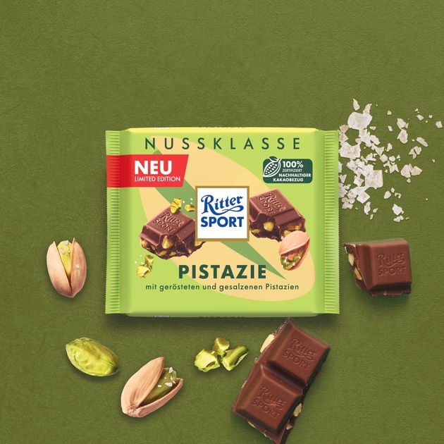 Neu von Ritter Sport: Limited Edition Pistazie