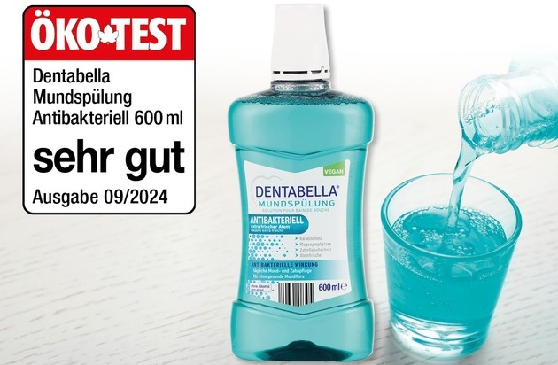 NORMA: Top-Qualität zu kleinen Preisen: ÖKO-TEST zeichnet NORMA-Mundspülung mit "sehr gut" aus / Hygieneprodukt der Discount-Eigenmarke DENTABELLA überzeugt im Verbrauchertest im September 2024