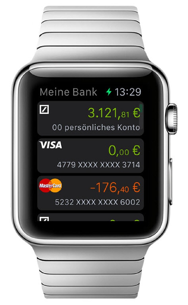 Das Konto am Handgelenk: Deutsche Bank bietet Banking mit der Apple Watch