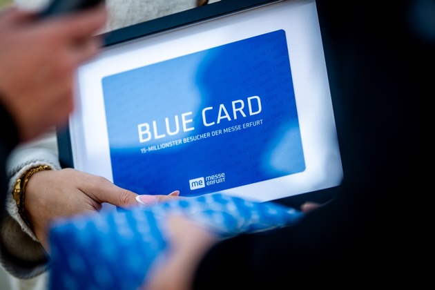 Messe Erfurt ehrt 15-millionsten Besucher