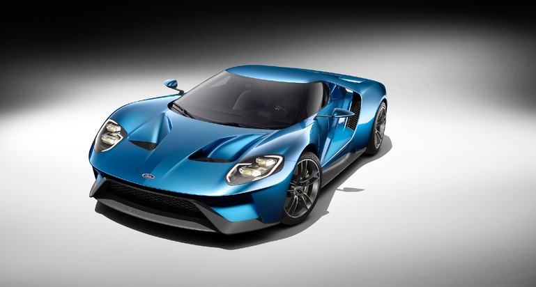 Ford-Werke GmbH: Neuer Supersportwagen Ford GT setzt Maßstäbe in puncto Karbon-Leichtbau, Aerodynamik und EcoBoost-Technik (FOTO)