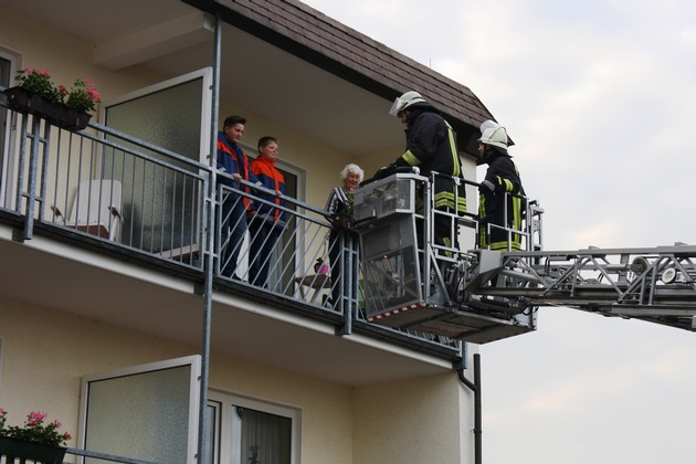 FW-AR: Brand im &quot;Haus Flammberg&quot; als anspruchsvolles Übungs-Szenario