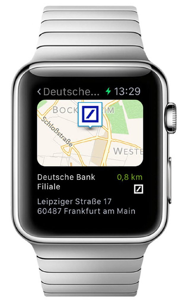 Das Konto am Handgelenk: Deutsche Bank bietet Banking mit der Apple Watch