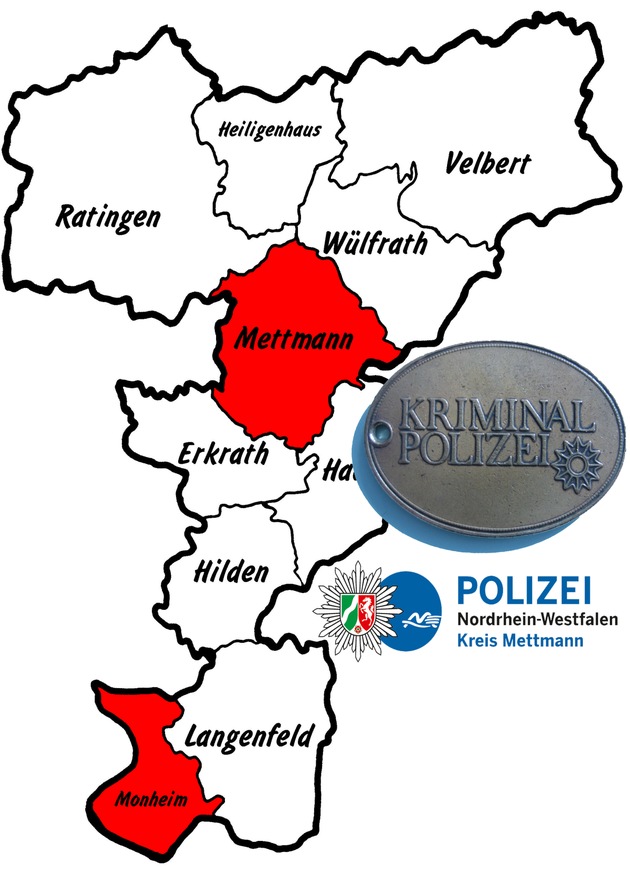 POL-ME: Einbrüche aus dem Kreisgebiet - Mettmann / Monheim - 2003153