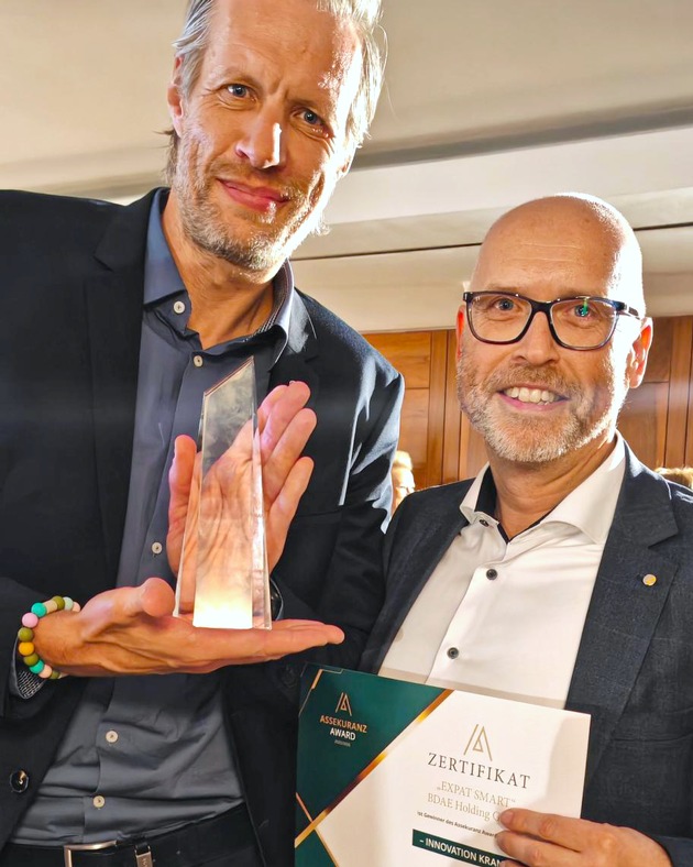 BDAE gewinnt Assekuranz Award 2025 für Innovation im Krankenversicherungsmarkt