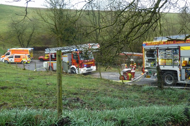 FW-Heiligenhaus: Küchenbrand am Angerweg (Meldung 9/2018)