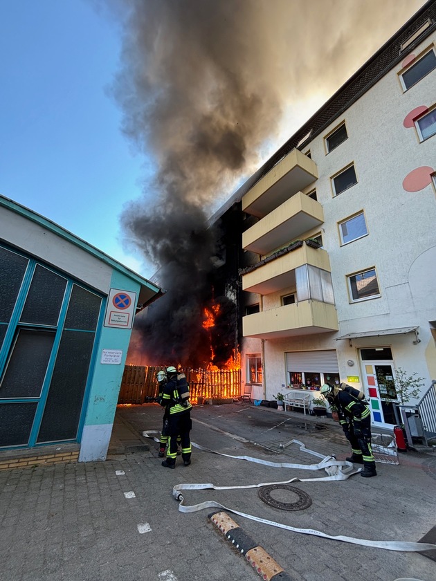 FW-DO: Brandeinsatz in der Dortmunder Nordstadt