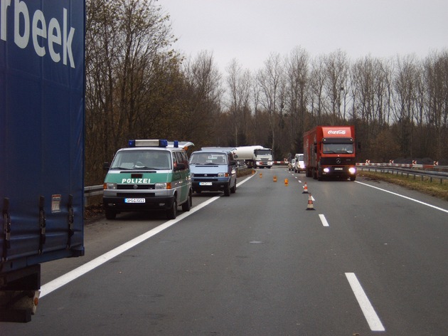 POL-STH: (ber) Schwerlastkontrolle auf der Umgehungsstraße !