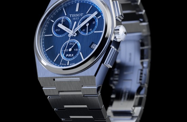 Tissot: PRX Quartz Chronograph: Sportliche Dynamik trifft auf ikonisches Design.