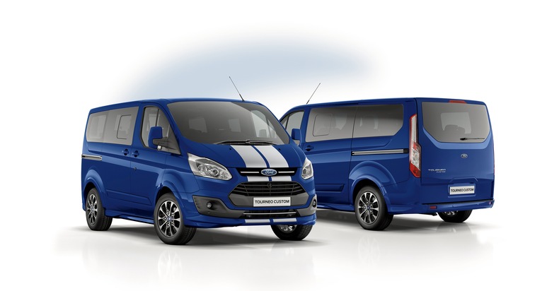 Dynamische Allrounder: Ford Transit Custom &quot;Black Edition&quot; und Tourneo Custom Sport ab sofort erhältlich (FOTO)