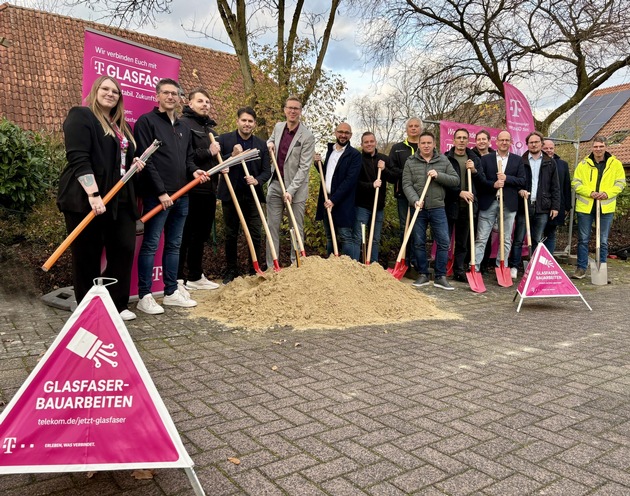 Dülmen: Telekom hat mit Glasfaserausbau begonnen