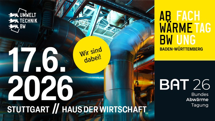 IZES gGmbH: Fachtagung Abw&auml;rme BW & Bundesabw&auml;rmetagung 2026