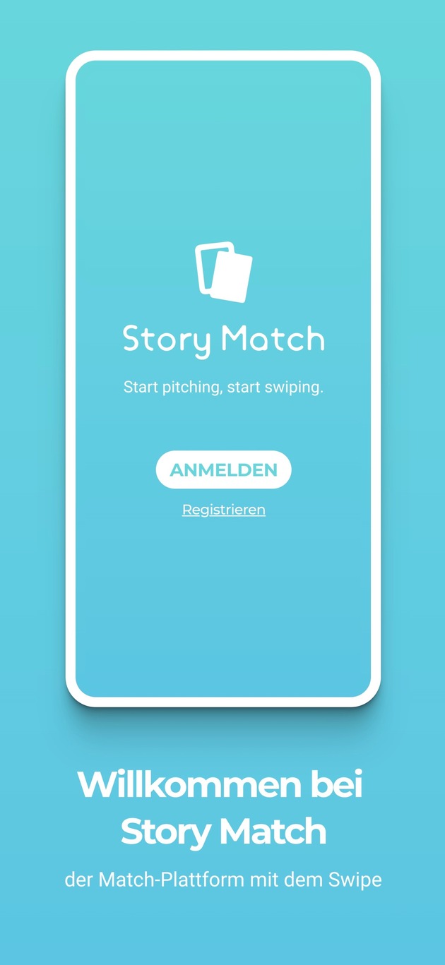 Story Match - Die erste App, die Freelancer und Unternehmen mit einem Swipe zusammenbringt