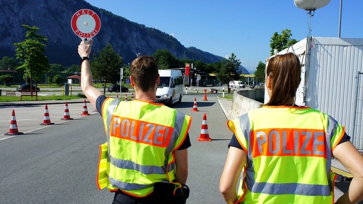 Bundespolizeidirektion München: Corona-Grenzkontrollen enden - Grenzkontrollen zur Verhinderung der illegalen Migration an der Grenze zu Österreich werden fortgesetzt
