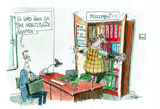 Karikaturen-Wettbewerb der Initiative Neue Soziale Marktwirtschaft und FOCUS &quot;Was ist sozial?&quot;: Barbara Henniger gewinnt 1. Preis / ACHTUNG Sperrfrist: 12:30 Uhr