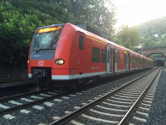 BPOLI-KA: S-Bahnunfall im Bereich des Gaisbergtunnels