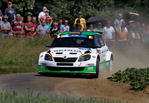 ERC: SKODA feiert fünften Sieg in Folge bei der &quot;Ypres Rally&quot; (FOTO)