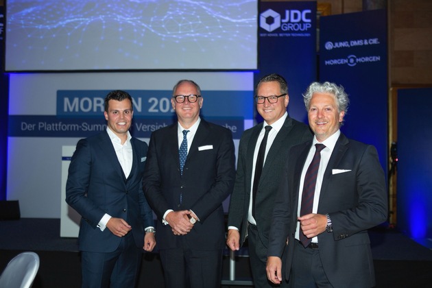 Pressemitteilung: Erster JDC Plattform-Summit begeistert Versicherungsbranche mit Keynotes von Jörg Asmussen und Harald Christ  