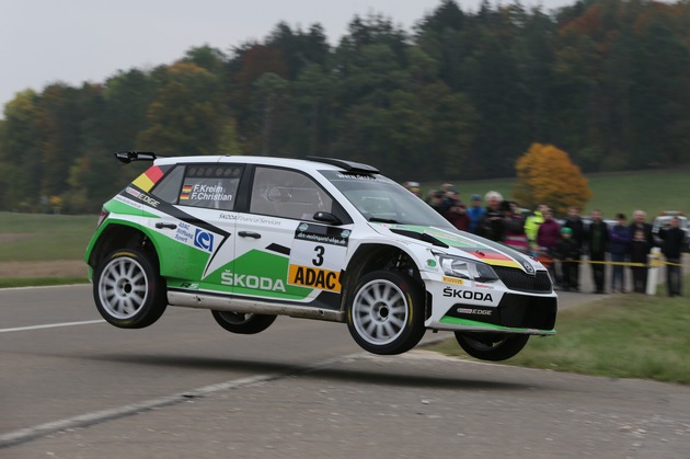 Vierter DRM-Sieg 2015: Kreim/Christian im SKODA Fabia R5 eine Klasse für sich (FOTO)