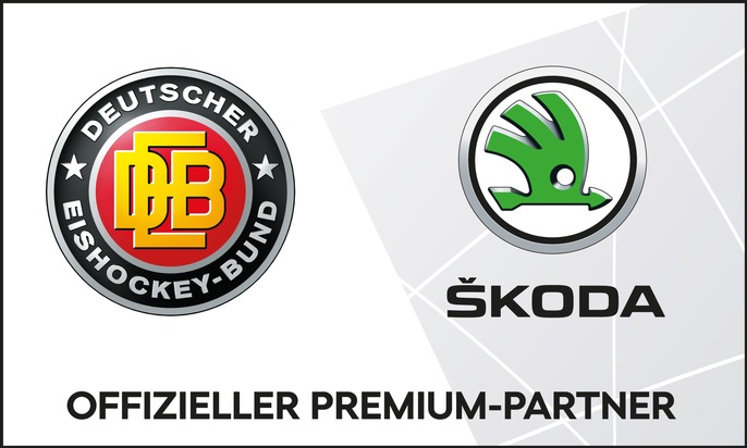 ŠKODA AUTO Deutschland und Deutscher Eishockey-Bund verlängern exklusive Partnerschaft bis 2023