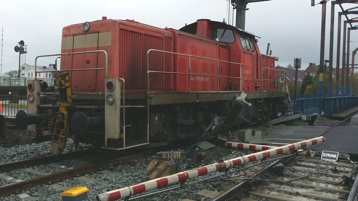 BPOL-BadBentheim: Rangierunfall im Bahnhof Emden