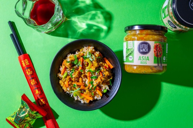 Ab April 2025 im Handel: Das neue Little Lunch Asia Reis Fertiggericht