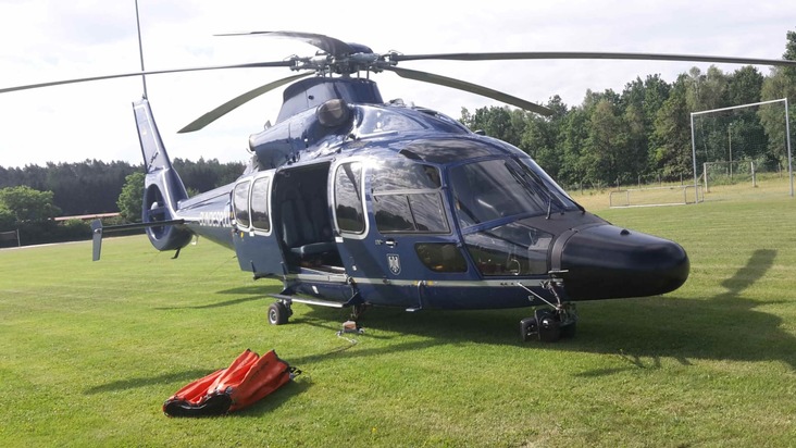 BPOLD-B: Hubschrauber des Flugdienstes der Bundespolizei weiterhin in Brandeinsätzen gebunden