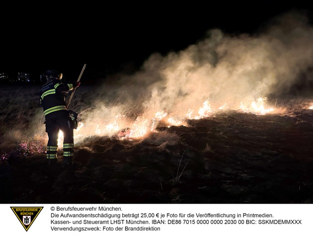 FW-M: Flächenbrand auf Panzerwiese (Hasenbergl)