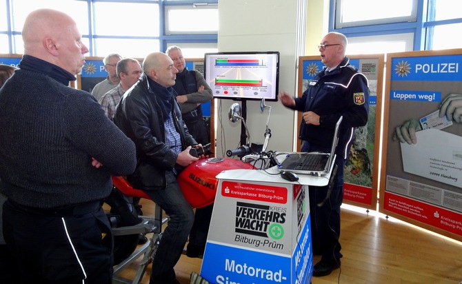 POL-PPTR: 4. Eifeler Motorradsymposium bei gutem Wetter