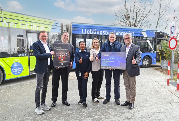 Startschuss Wettbewerb „LieblingsbusfahrerIn 2026“: Fahrgäste nominieren Heldinnen und Helden am Steuer