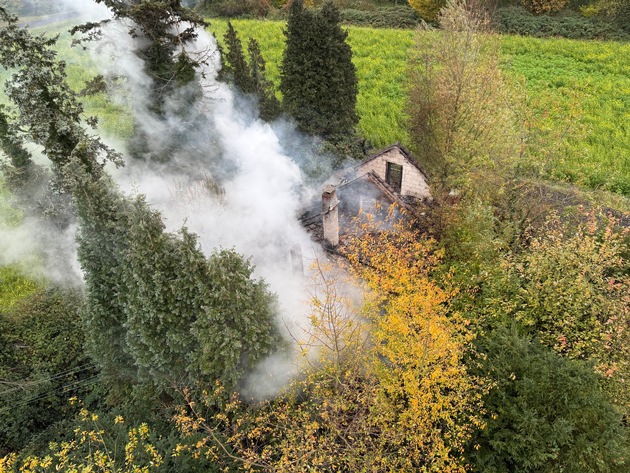 FW-Schermbeck: Starke Verrauchung in einem leerstehenden Gebäude