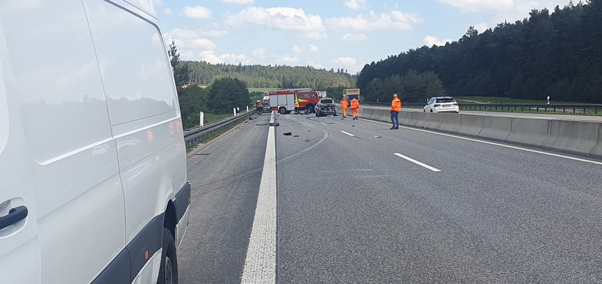API-TH: Tödlicher Verkehrsunfall auf der BAB 71 Richtung Schweinfurt