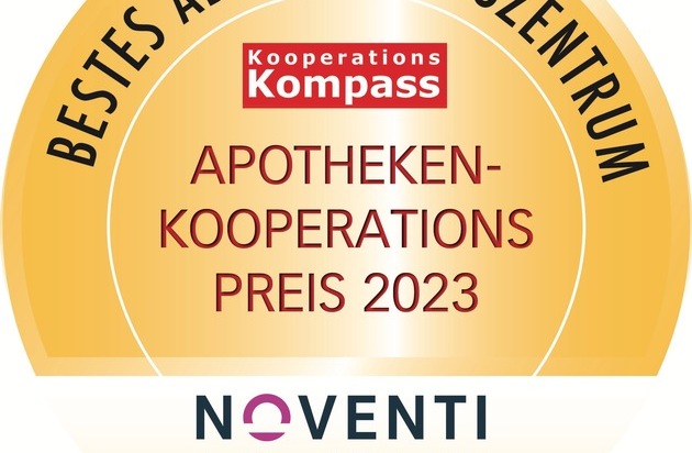 NOVENTI Health SE: Auszeichnung beim Kooperationspreis 2023: Apotheken wählen NOVENTI zum besten Abrechnungszentrum in Deutschland