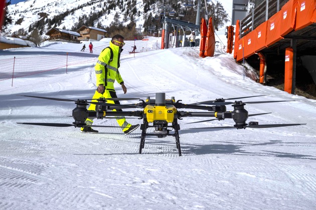 Der Touring Club Schweiz bietet neue Dienstleistungen mit Drohnen an