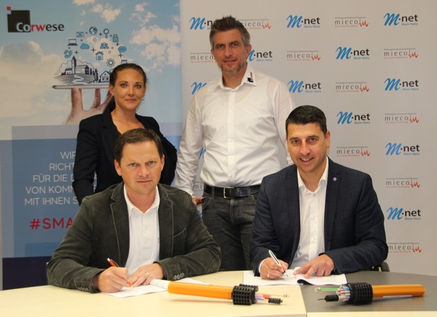 M-net und miecom bringen Glasfaser-Internet nach Lutzingen
