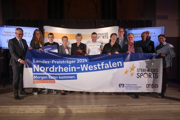 Wettbewerb &quot;Sterne des Sports in Silber&quot;für NRW: Sportverein Werrepiraten e. V. (Hiddenhausen) sind erste Landessieger.