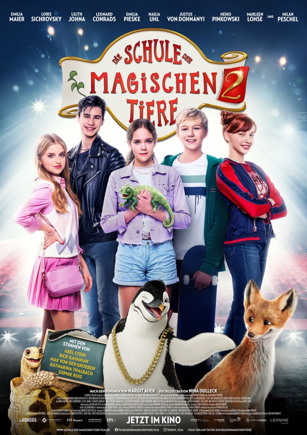 DIE SCHULE DER MAGISCHEN TIERE 2 ist erfolgreichster deutscher Film 2022