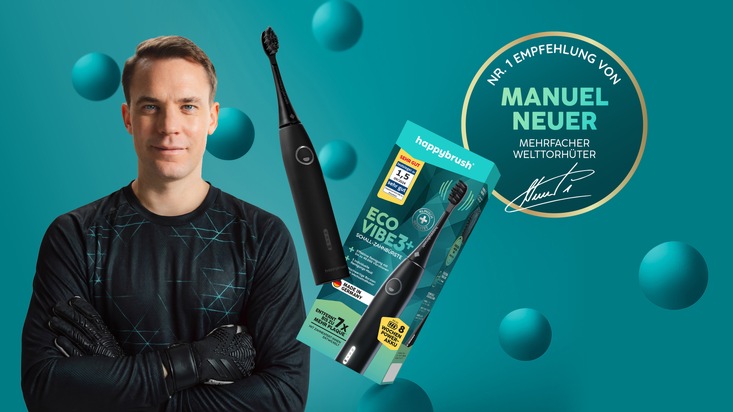SevenVentures investiert in happybrush - Manuel Neuer wird Markengesicht und strategischer Partner