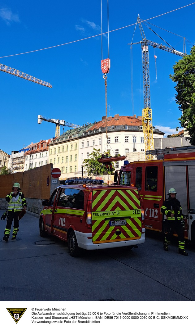 FW-M: Wochenendrückblick der Feuerwehr München